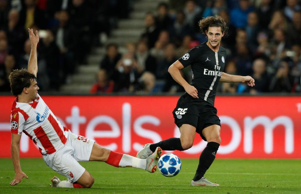 Adrien Rabiot is thought to have turned down four new contract offers at PSG