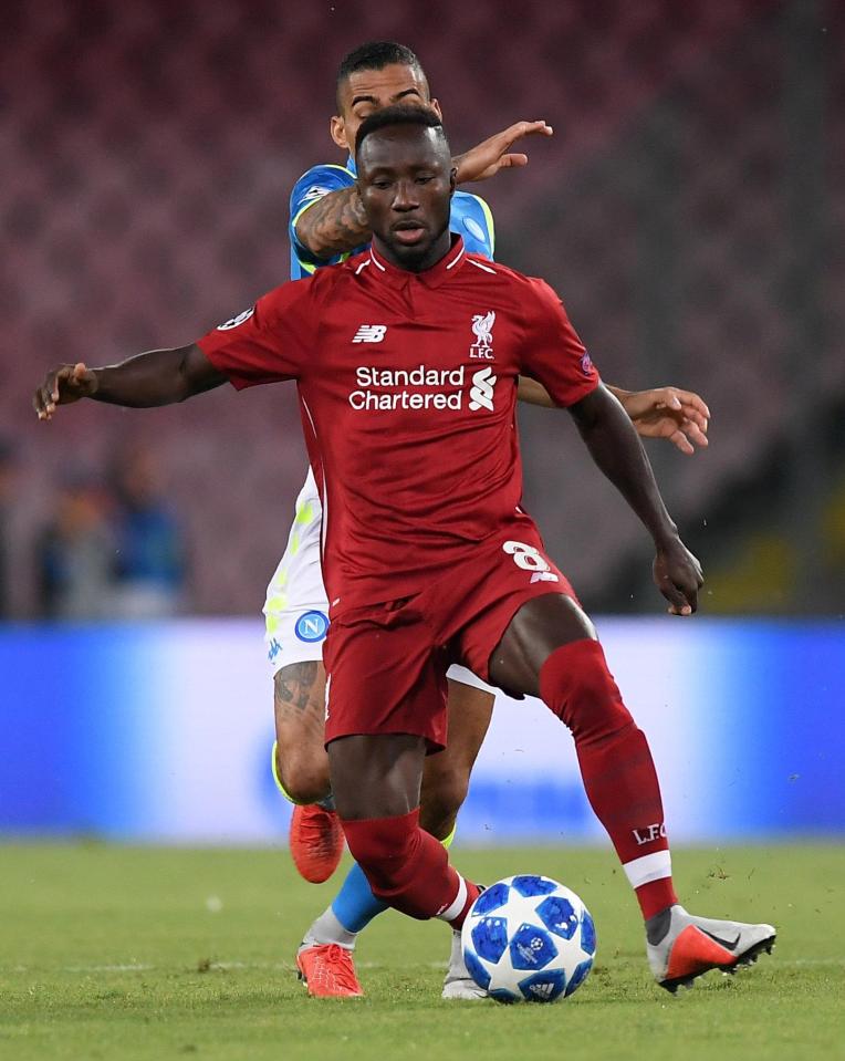  Naby Keita was subbed off just 20 minutes and replaced by Jordan Henderson