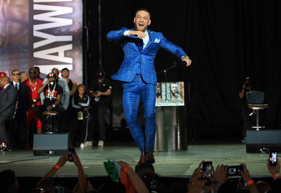  McGregor is 'excited' to share his look with his fans