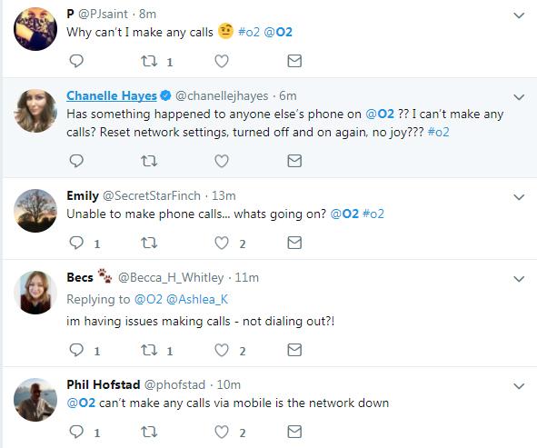 Hundreds of people took to Twitter to complain they had been disconnected