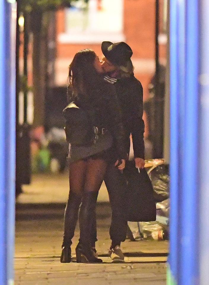  Seann and Katya passionately kissed on a night out in London