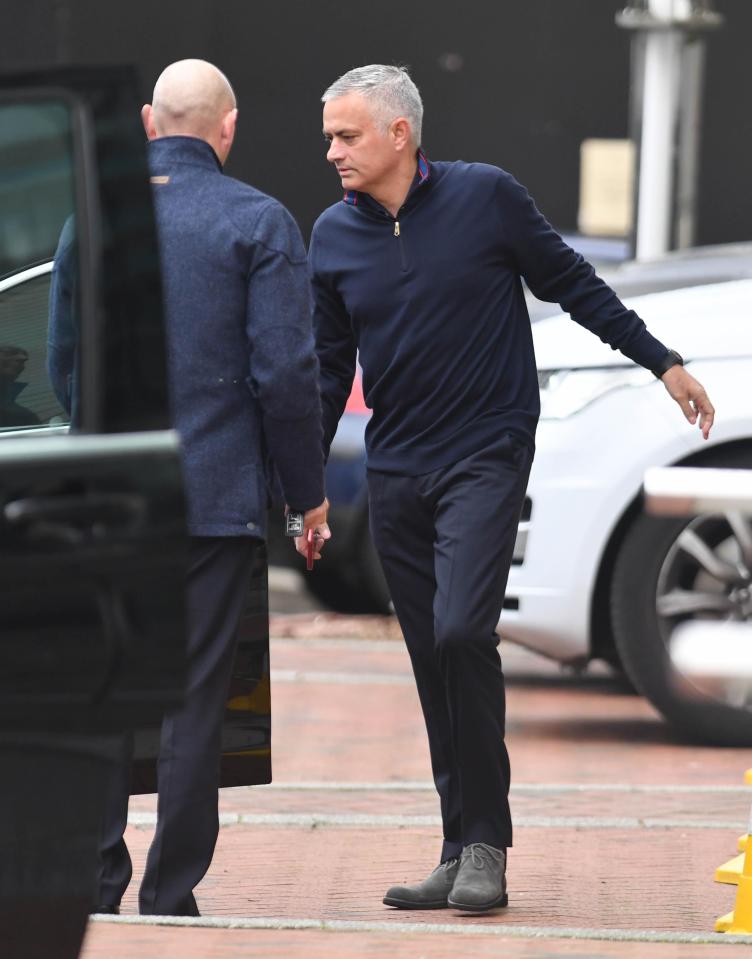 Jose Mourinho left the Lowry as he prepared for the monster clash with Newcastle