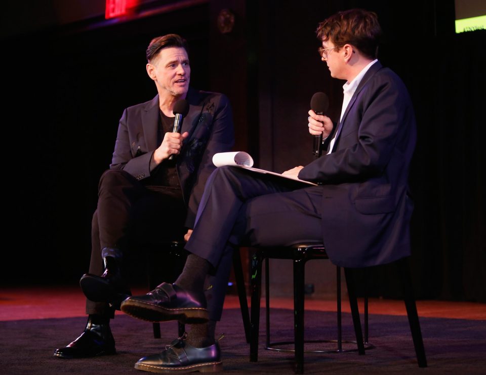  Jim Carrey was interviewed at The New Yorker Festival this weekend