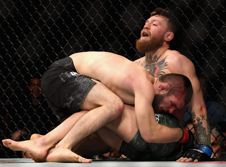 Conor McGregor was behind on the scorecards before Khabib brutally ended the fight in the fourth