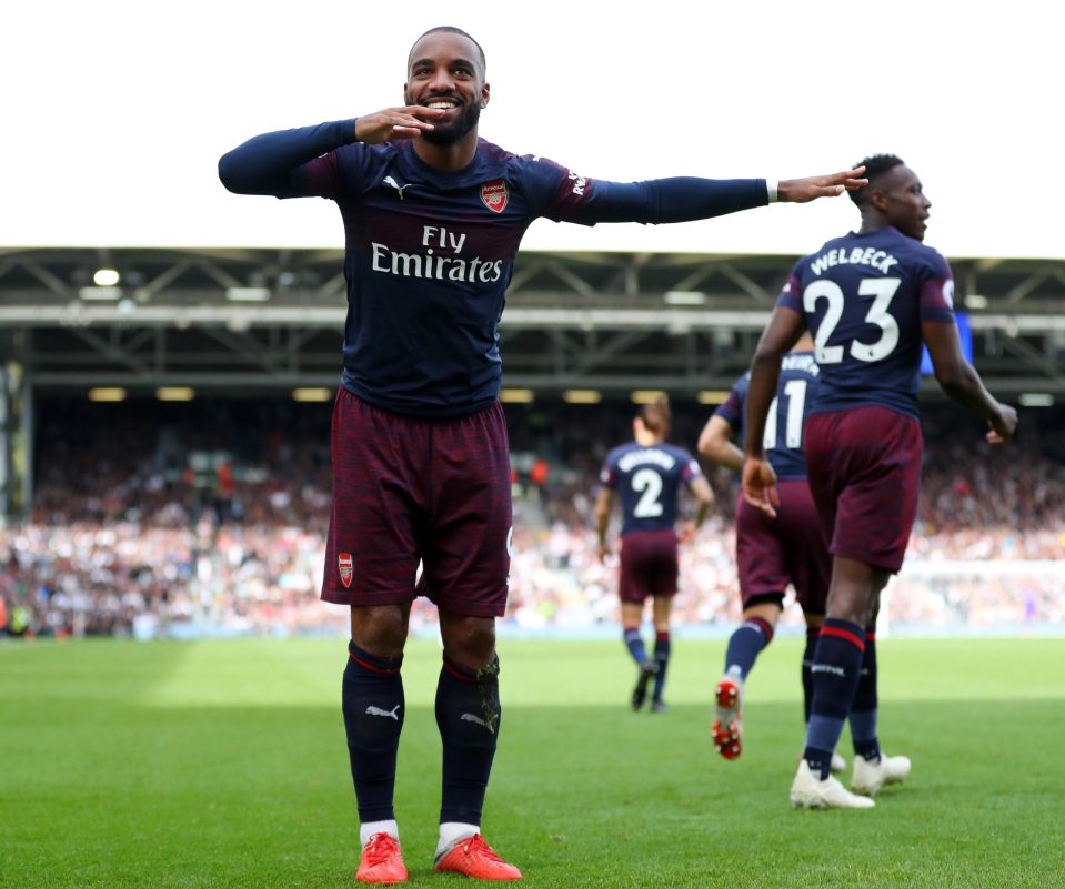  Lacazette now has four Premier League goals this season