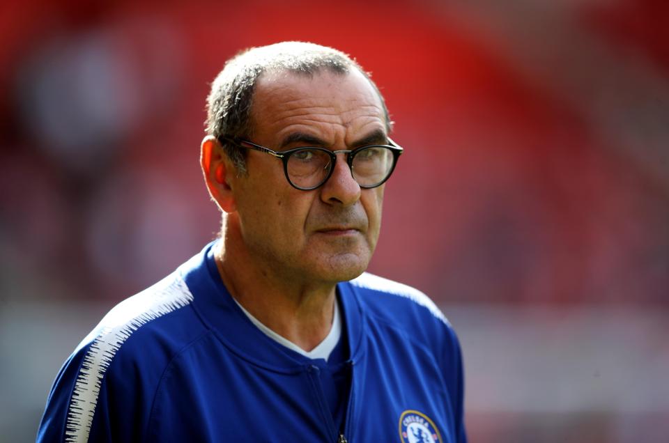  Sarri's Chelsea moved alongside Man City and Liverpool at the top of the table on 20 points