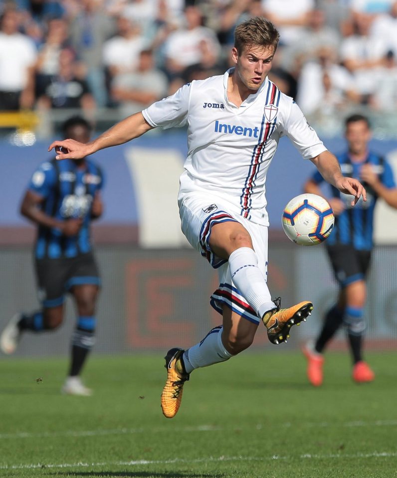  Sampdoria defender Joachim Andersen is a £25million target for Tottenham