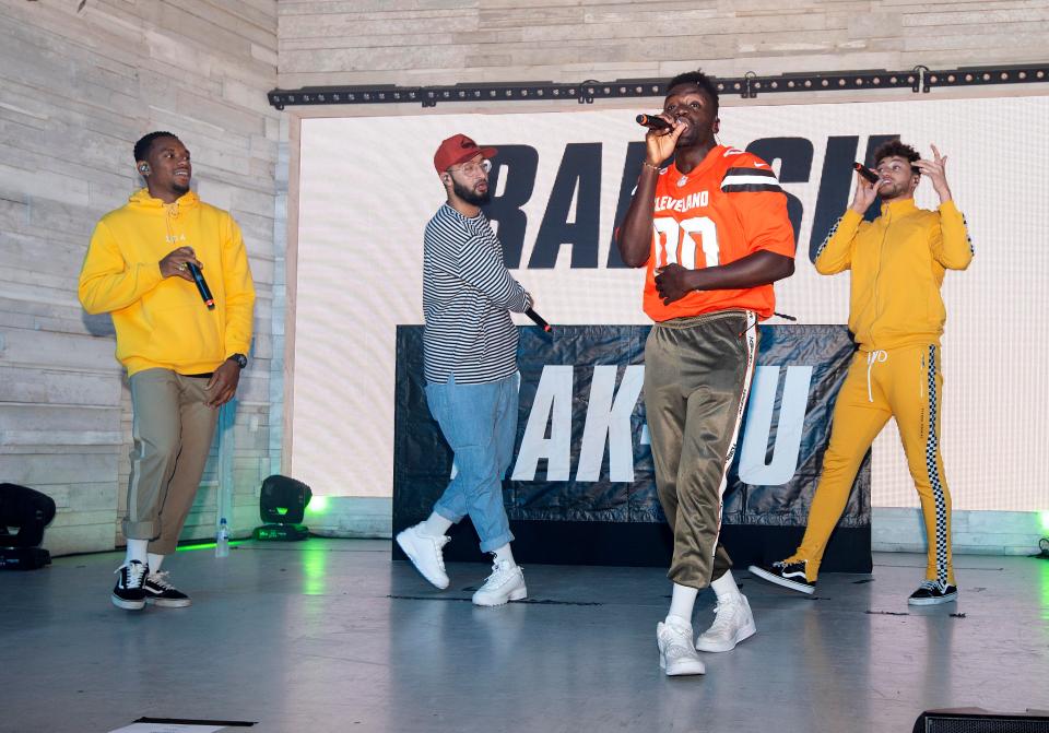  Rak-Su showcase their new material in a surprise gig for Sun readers