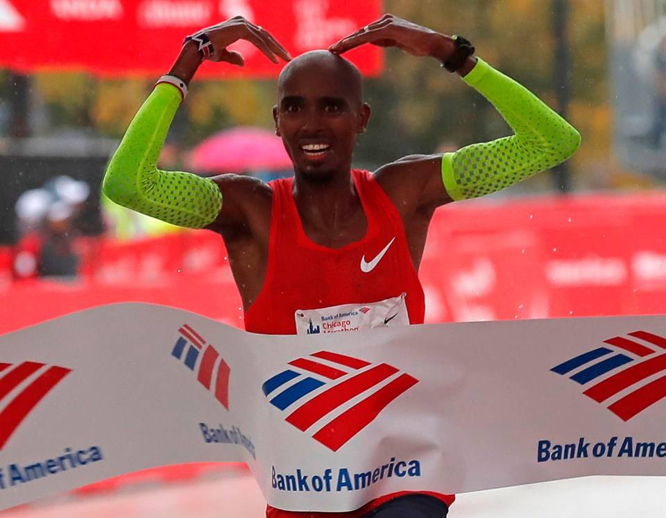 Mo Farah came in second on the list of real life superhumans