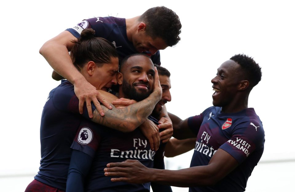  Alexandre Lacazette is finding his form under the new Emery regime having struggled under Wenger