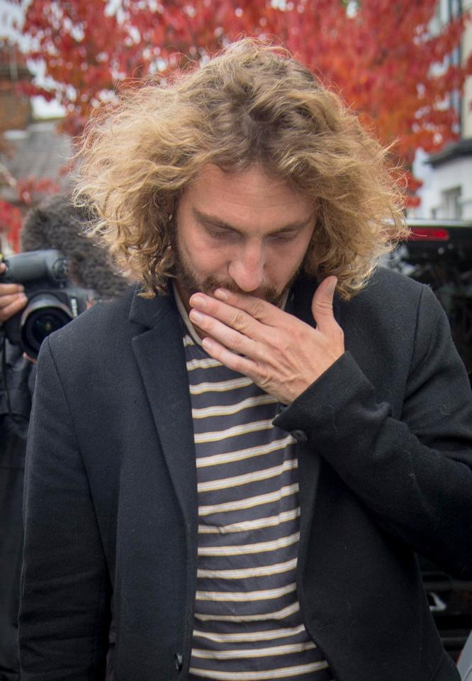  Seann Walsh was living with his girlfriend Rebecca Humphries, 32, in West London