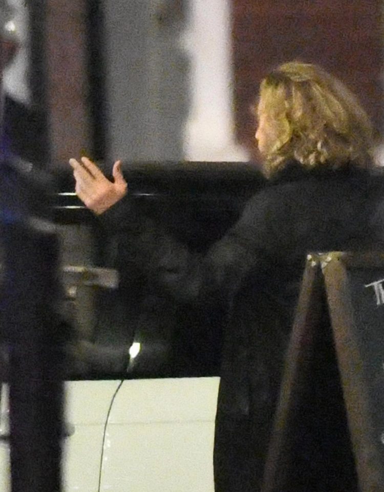  Comedian Seann Walsh was seen throwing his hands in the air during the heated phone conversation with Rebecca