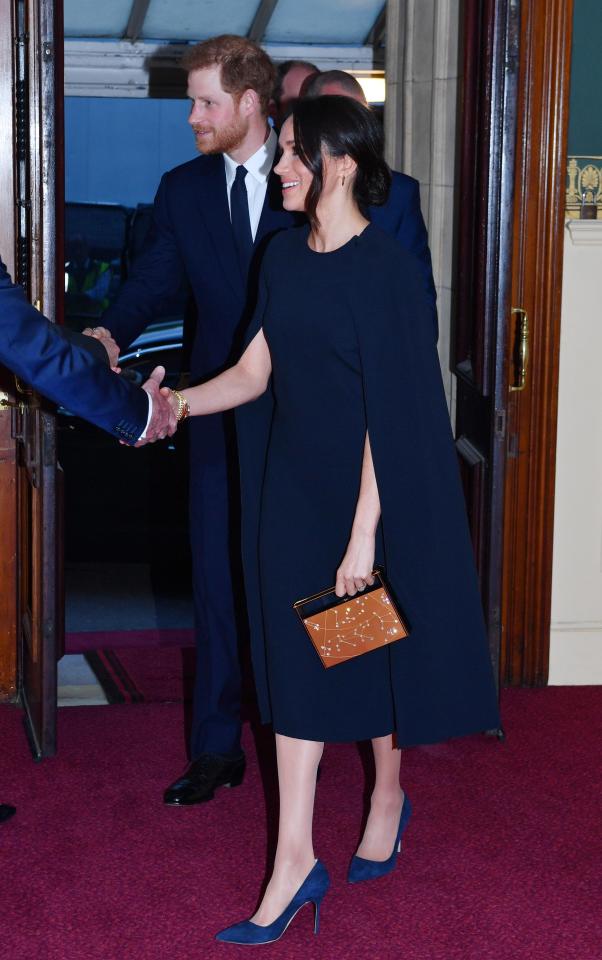  Prince Harry and Meghan arrive at the Royal Albert Hall to attend a star-studded concert to celebrate the Queen's 92nd birthday