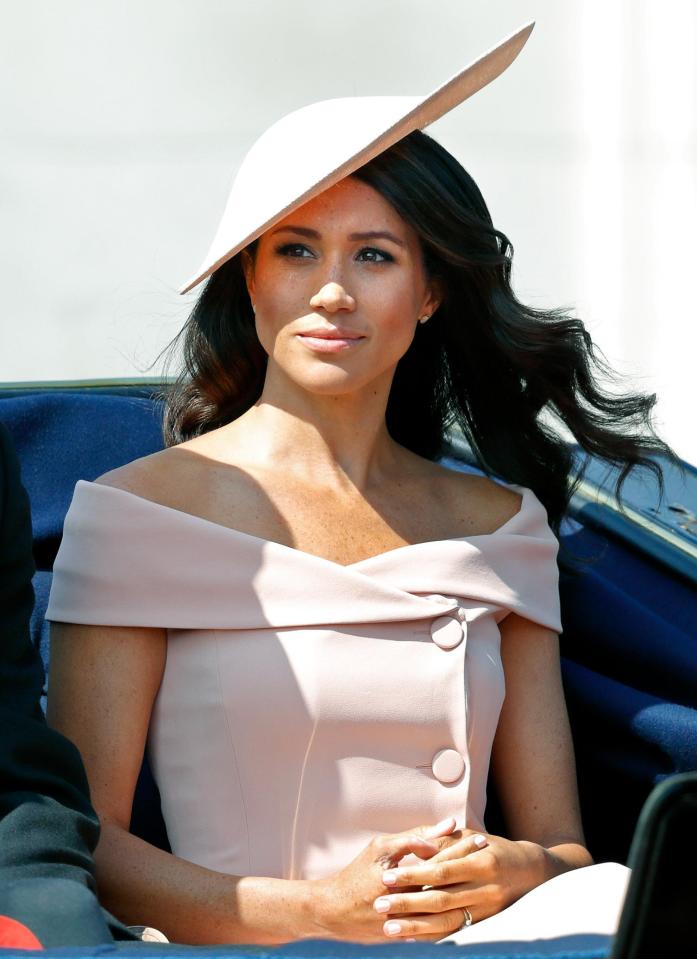  In a horse drawn carriage during Trooping The Colour 2018