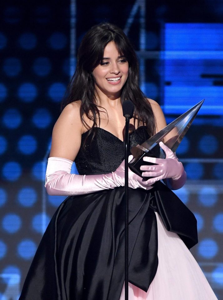  Camila was a double winner after getting New Artist