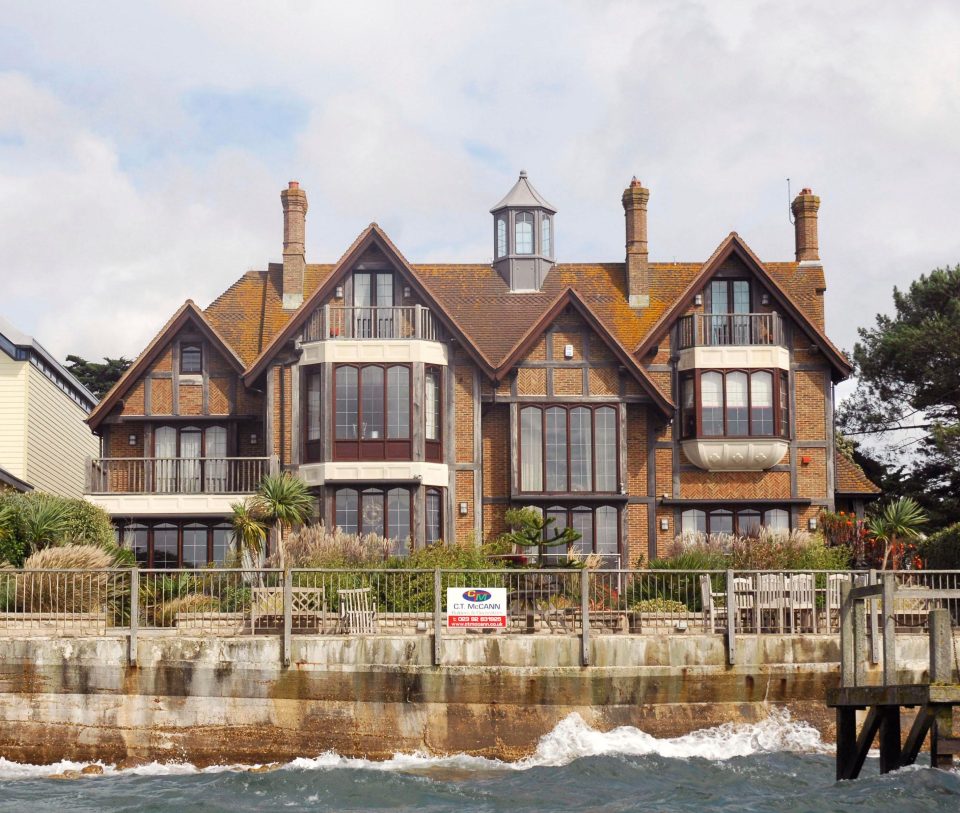  Houses on the peninsula in Poole Harbour, Dorset, offer unrivalled views over the world's second biggest natural harbour