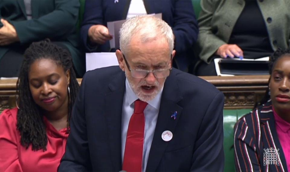  The Prime Minister clashed with Jeremy Corbyn at the weekly bout