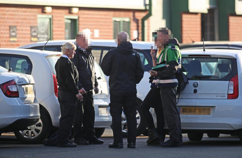  Zoe Brunt from Gainsborough pictured leaving her office in Lincoln