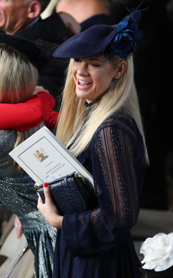  Chelsy Davy, another of Prince Harry's former flames, was in attendance