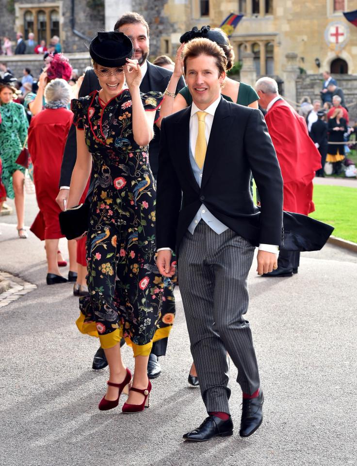  James Blunt was joined by the stylishly dressed Sofia Wellesley