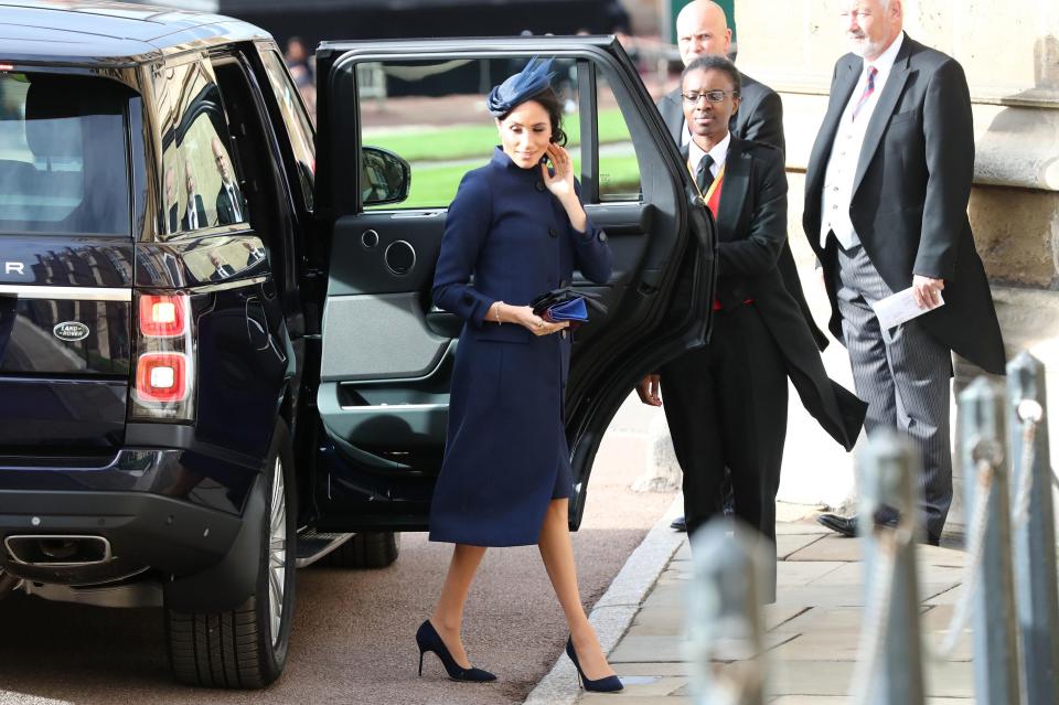 She appears to be wearing Aquazzura heels