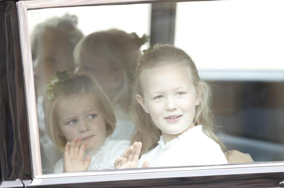  Princess Charlotte was joined by the other flower girls