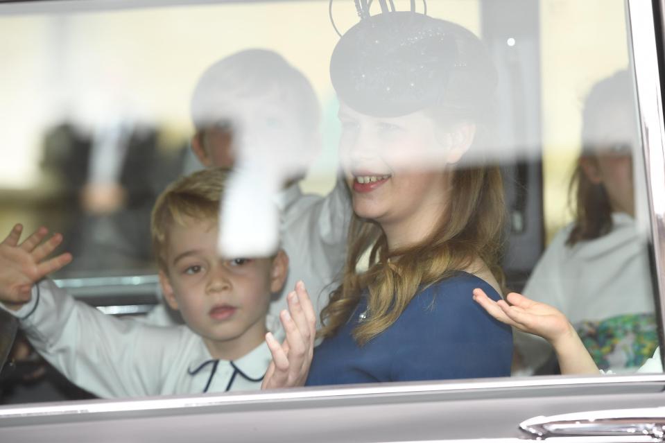  Prince George is among the bridal party