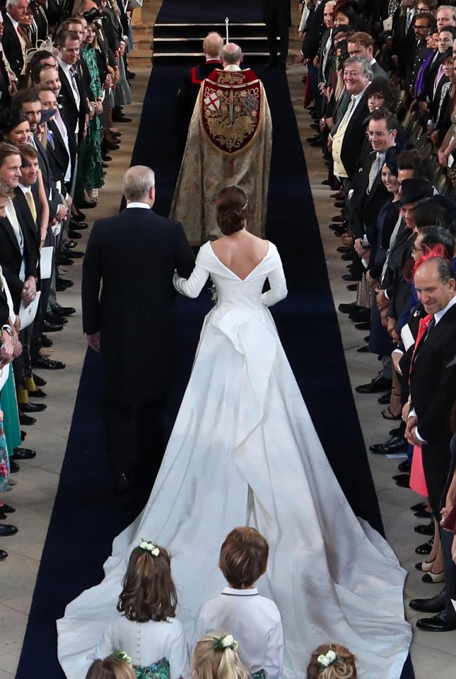  The couple chose a traditional church wedding