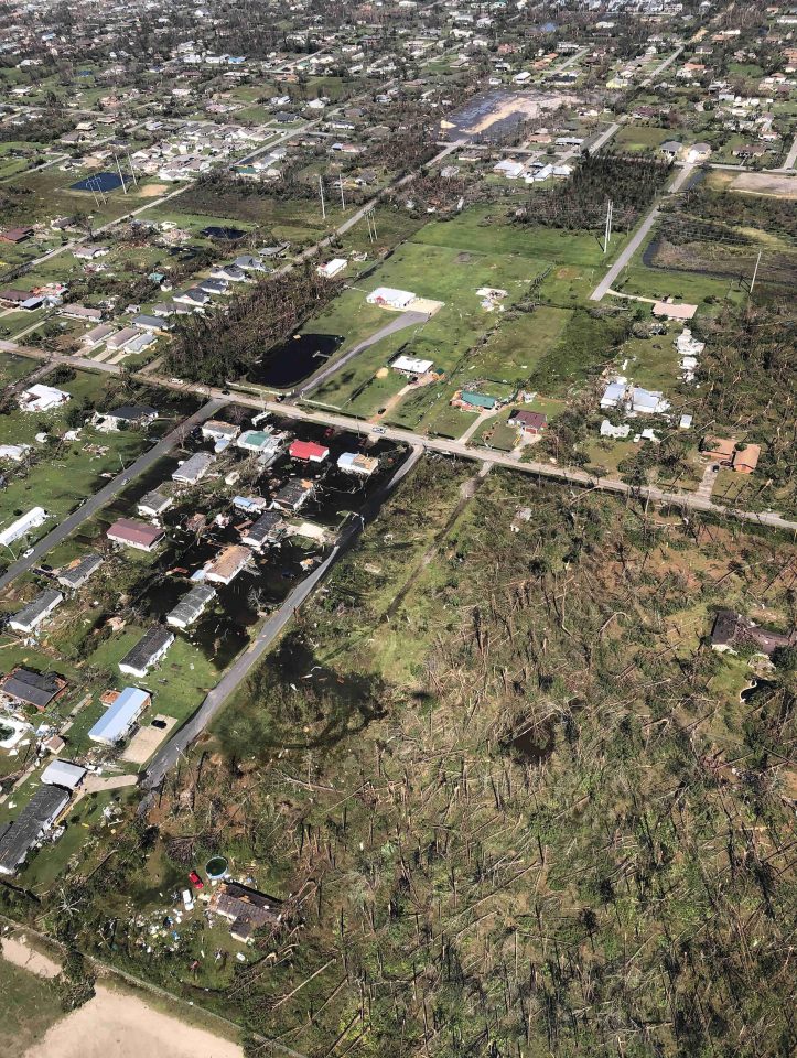  The hurricane ripped roofs off houses as it tore through the Florida Panhandle