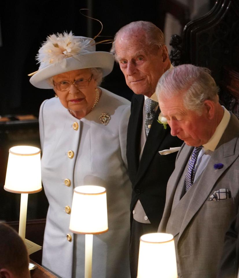  The Queen attended, alongside husband Prince Philip and son Prince Charles