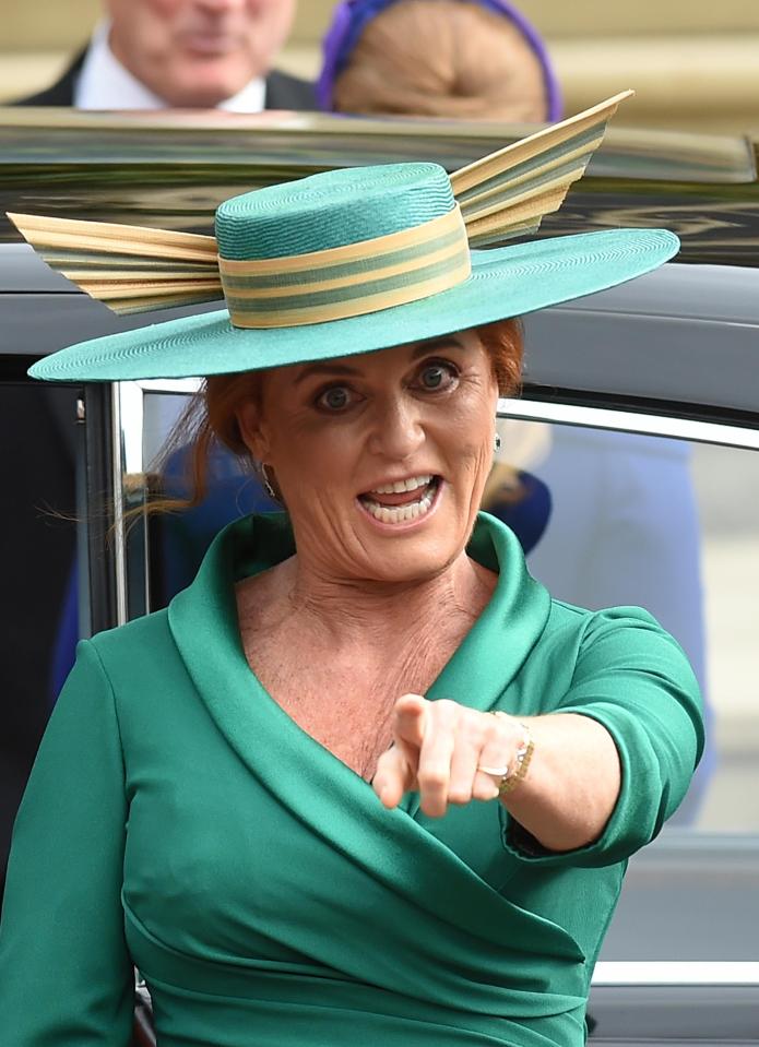  The Duchess of York appeared in good spirits at the event