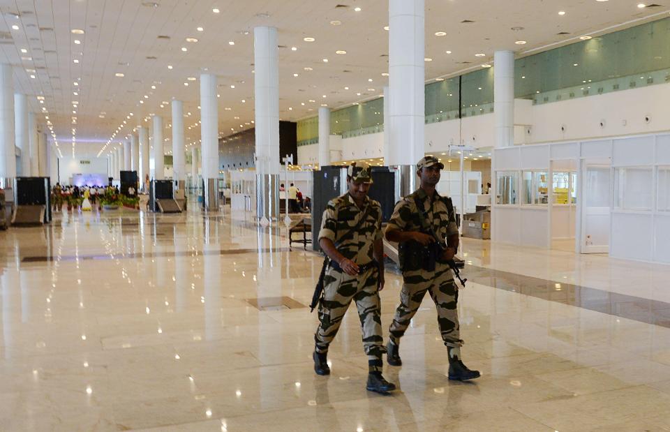  The Central Industrial Security Force of India wants staff to be 'more vigilant than friendly'