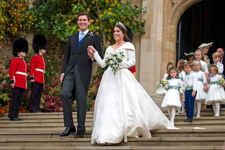  Princess Eugenie and Jack Brooksbank married in Windsor