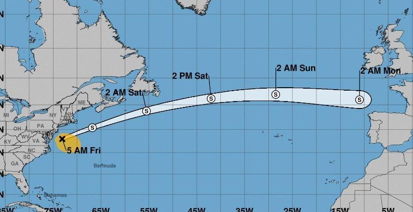  The remnants of Hurricane Michael are heading across the Atlantic