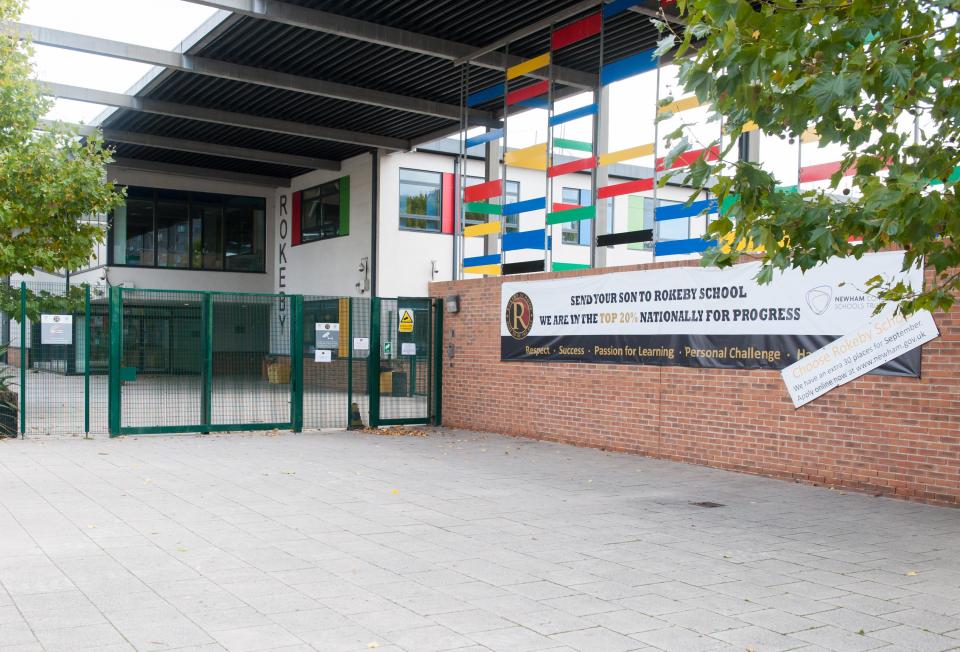  Rokeby School in Canning Town was fumigated by exterminators this week