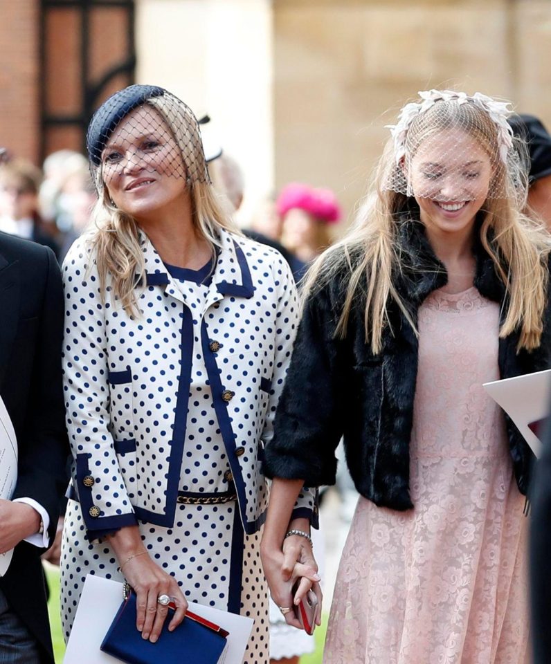  Kate Moss was joined by her 16-year-old daughter Lila Grace