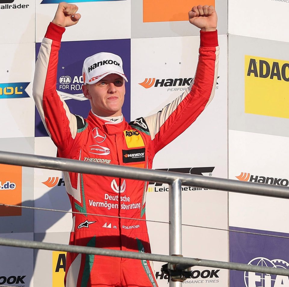  Mich Schumacher hopes this F3 title success is the first big step towards following dad Michael to F1glory