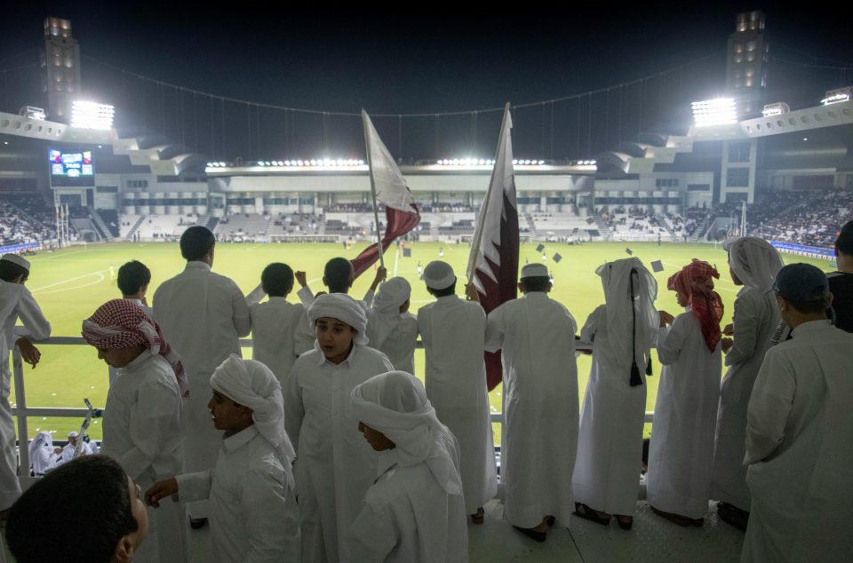 Qatar fans get a taste of what the World Cup should be like in the middle east nation in 2022