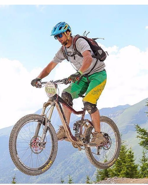  Mark Sutton was a mountain bike enthusiast in his new life in France