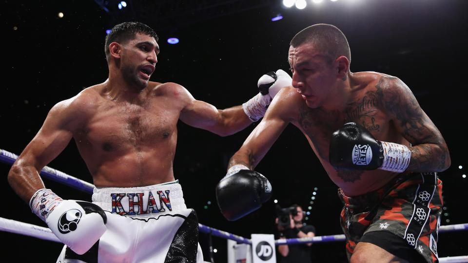  Amir Khan made his comeback in April after a two-year break from the sport