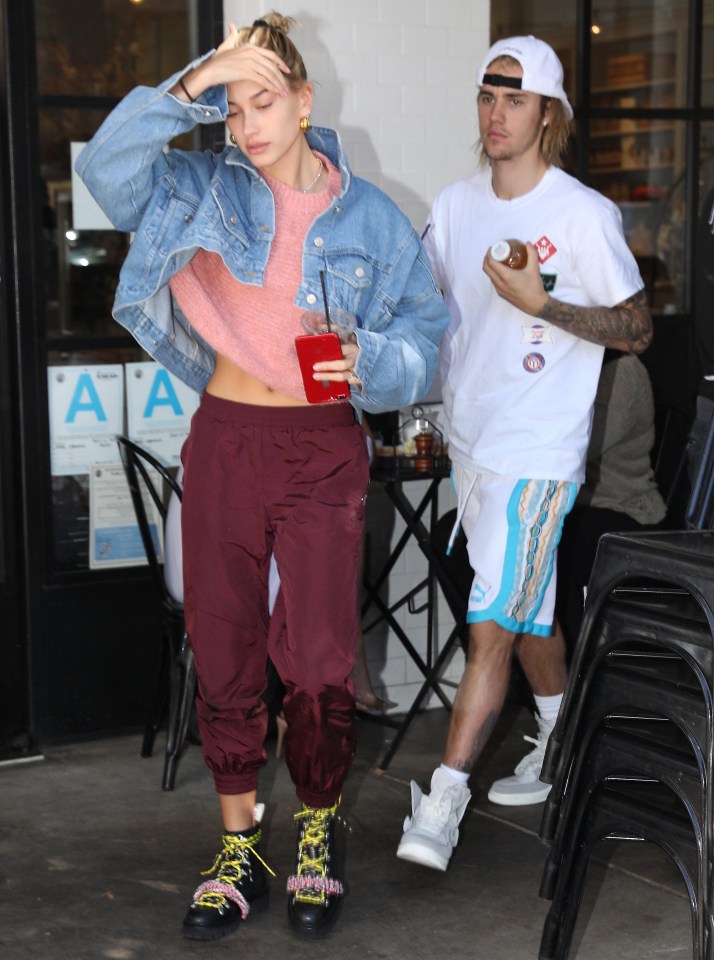 Justin Bieber and Hailey Baldwin looked strained during a day out together in Los Angeles