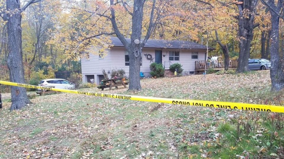  The family home in Barron,Wisconsin, where Jayme's parents were fatally shot. Authorities believe Jayme was at the house when her parents were killed