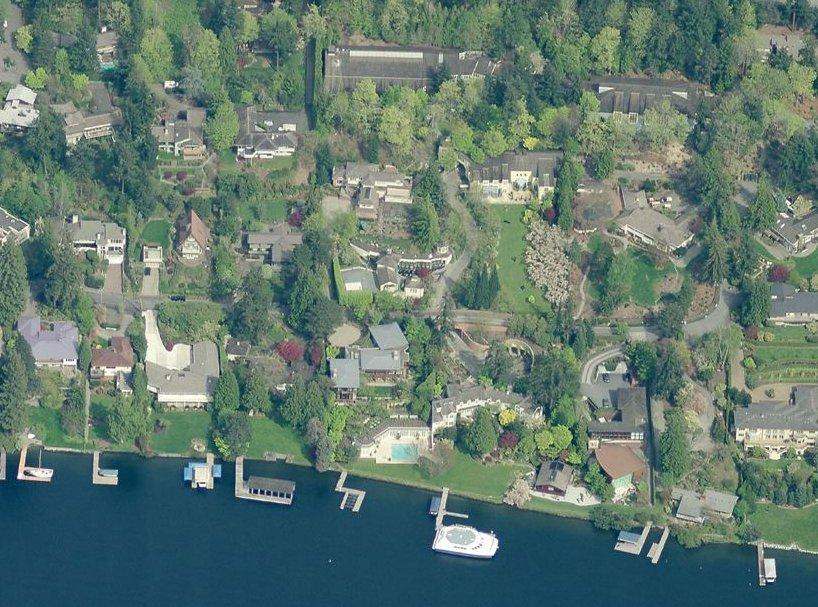  His sprawling Mercer Island home was more like a village than a mansion