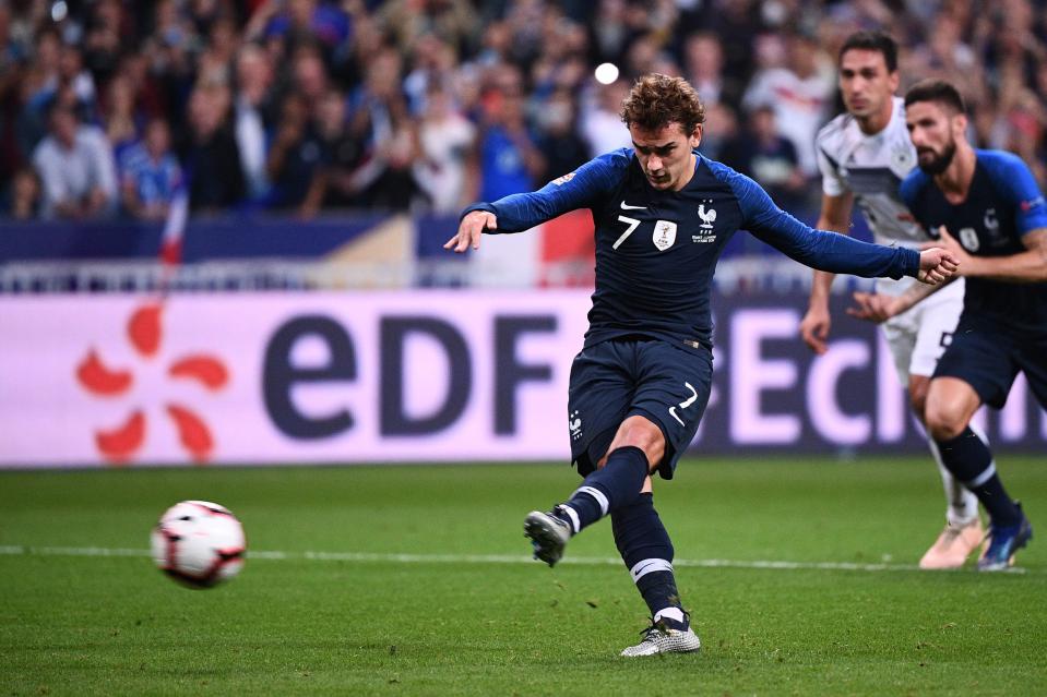  Griezmann confirmed the win with a well-taken penalty ten minutes from time