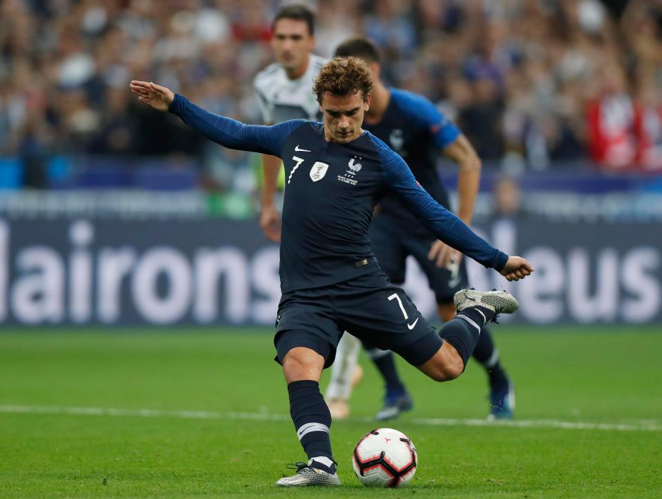 A half-time talk saw Griezmann go on to score twice in the second half