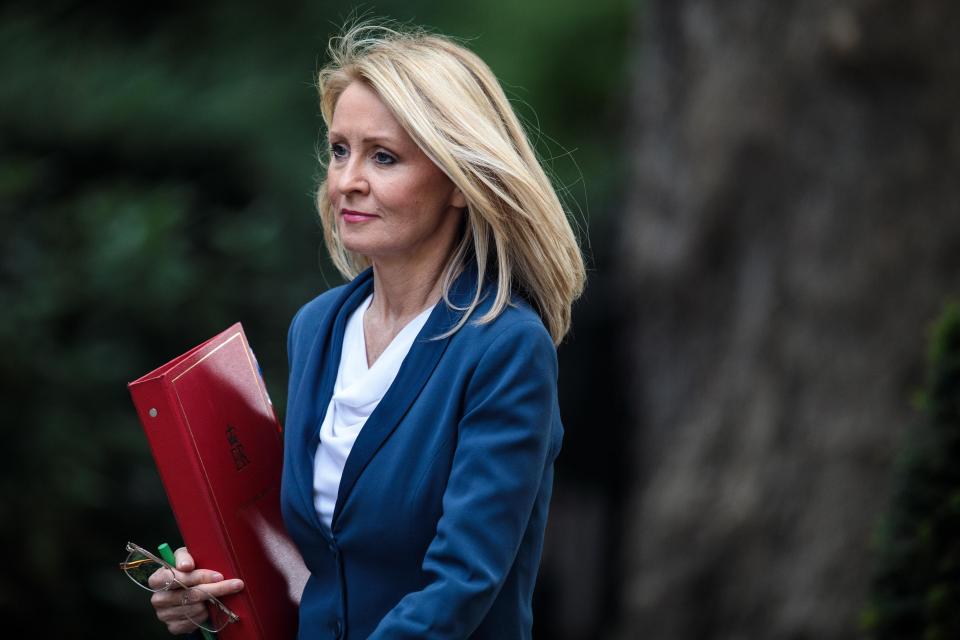  Work and Pensions Secretary Esther McVey is said to be threatening to walk