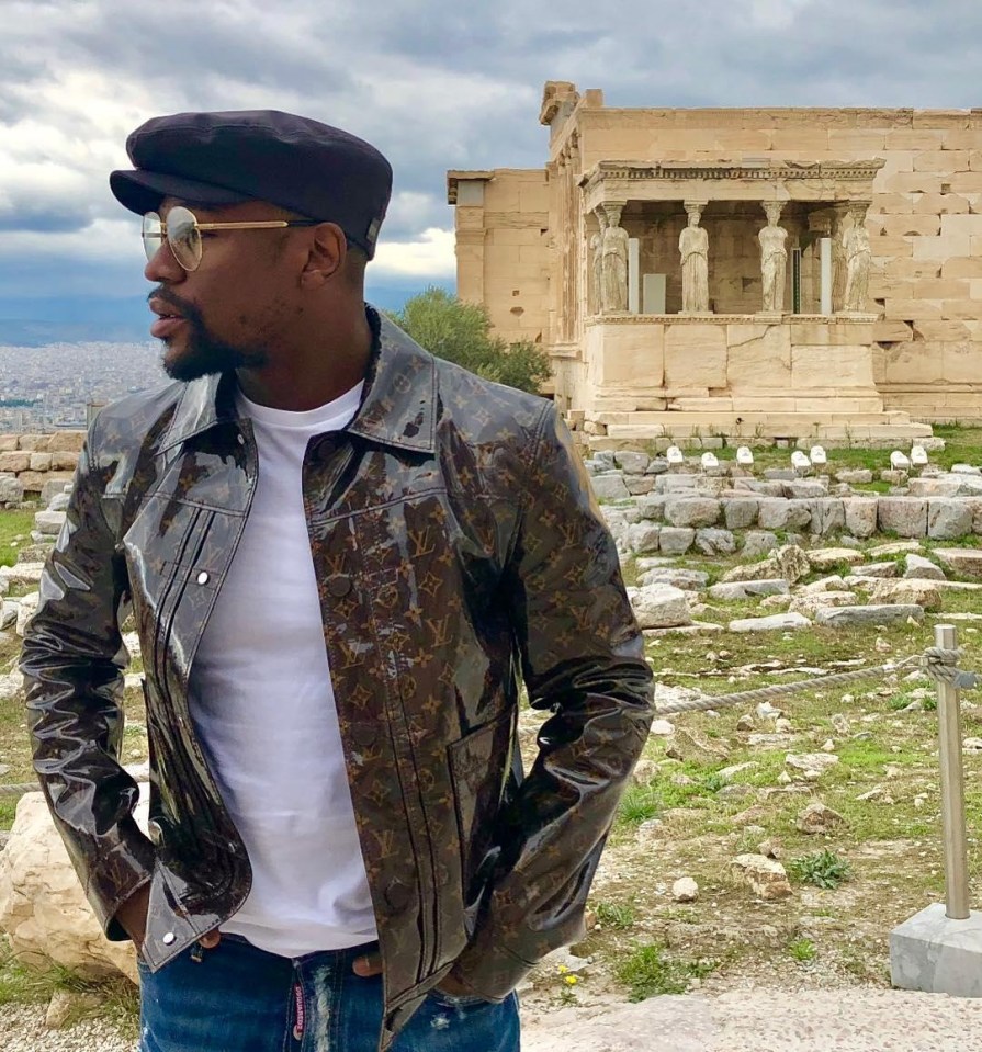 Mayweather has been enjoying his retirement by flaunting his wealth all over the world