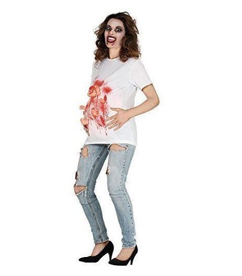  This disturbing zombie baby outfit includes a 'blood' plastic foetus attachment and is sold on Amazon for £23.49