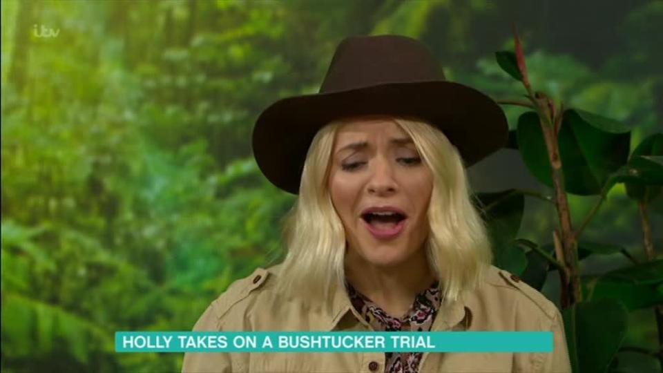  Holly Willoughby was horrified when she had to do a Bushtucker Trial