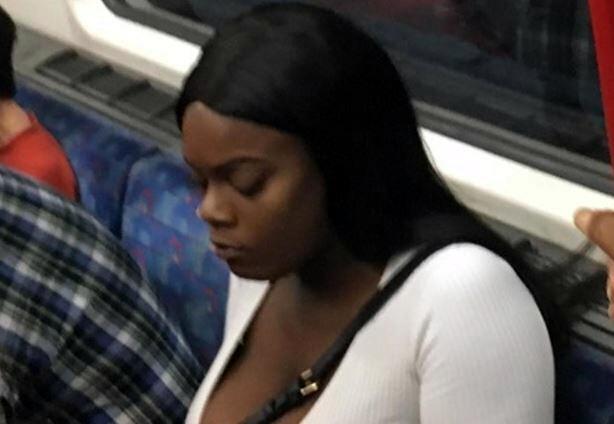  She was arrested when British Transport Police released CCTV footage of the incident